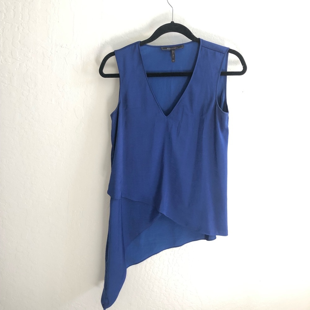 BCBG blue top